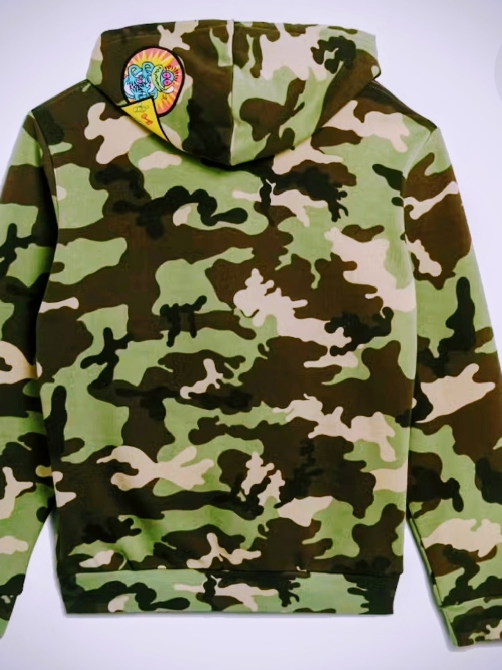 Adidas Originals x Jeremy Scott Camo Graphic Hoodie H53373 Multi - Rare Men's L - Picture 3 of 9